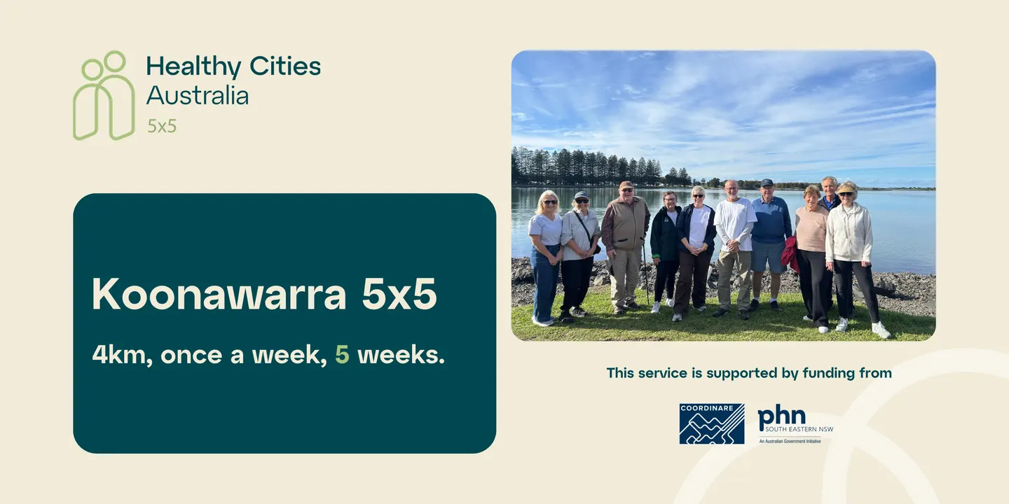 5x5 Walking Program Koonawarra Lake