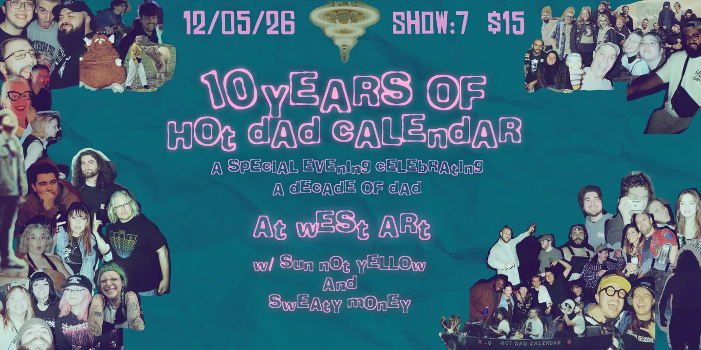 10 Years of Hot Dad Calendar! With Sun Not Yellow and Sweaty Money!