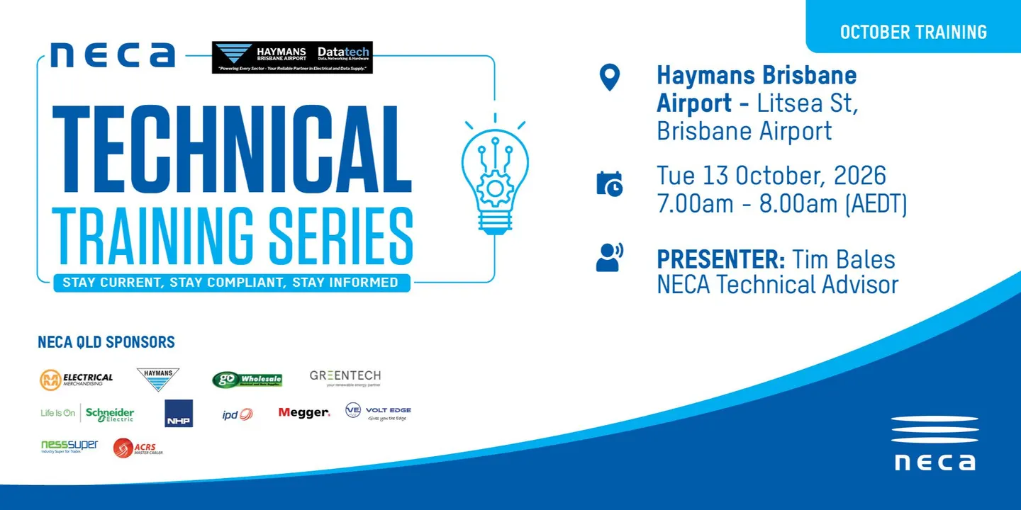 NECA Technical and Training Series | OCTOBER