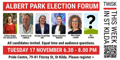 TWiSK Albert Park election forum