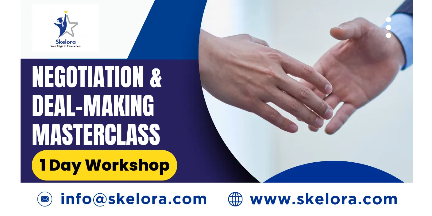 Negotiation & Deal-Making Masterclass – 1 Day Training in Addison, TX