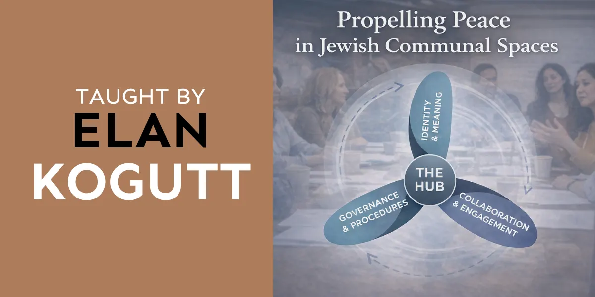Propelling Peace in Jewish Communal Spaces
