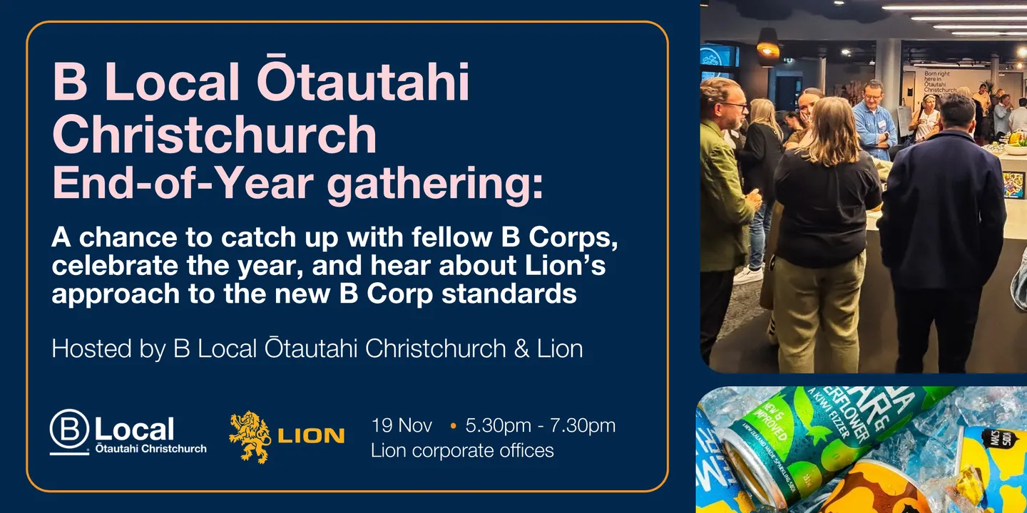 B Local Ōtautahi Christchurch: End-of-Year Gathering