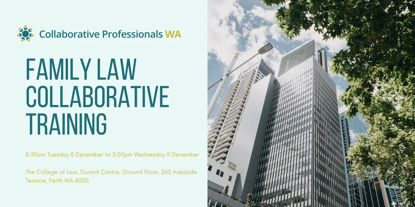 December CPWA Family Law Collaborative Training