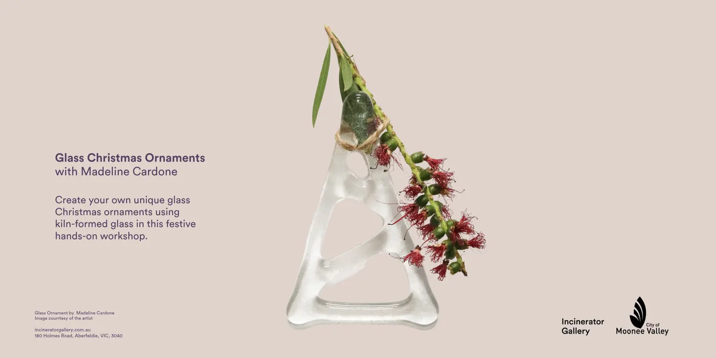 Glass Christmas ornaments with Madeline Cardone