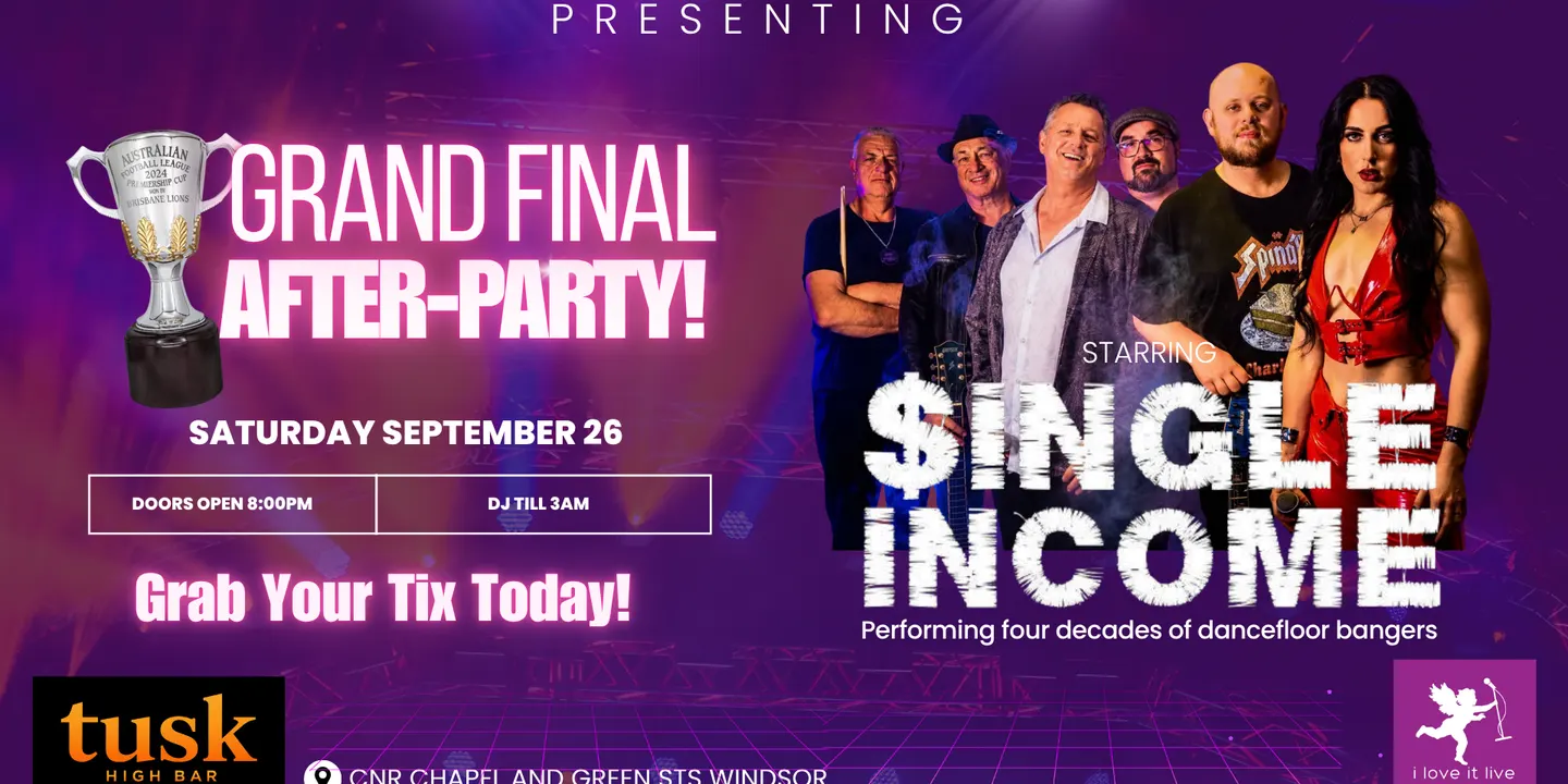 AFL Grand Final After-Party with Single Income!