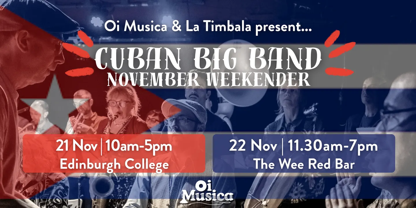 CUBAN BIG BAND WEEKENDER - NOVEMBER 2026