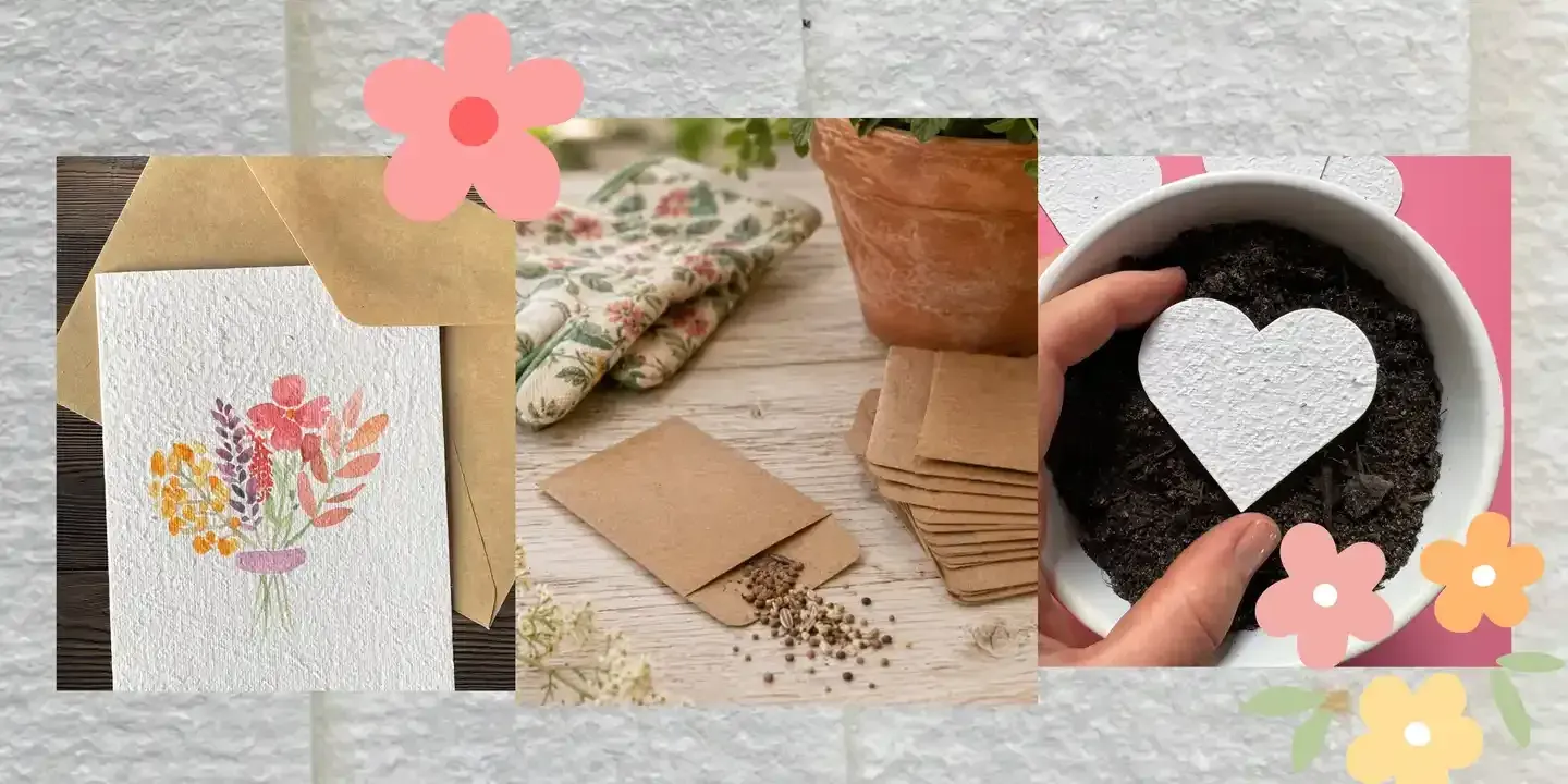 Plantable Wishes: Seed Paper Greeting Card Workshop