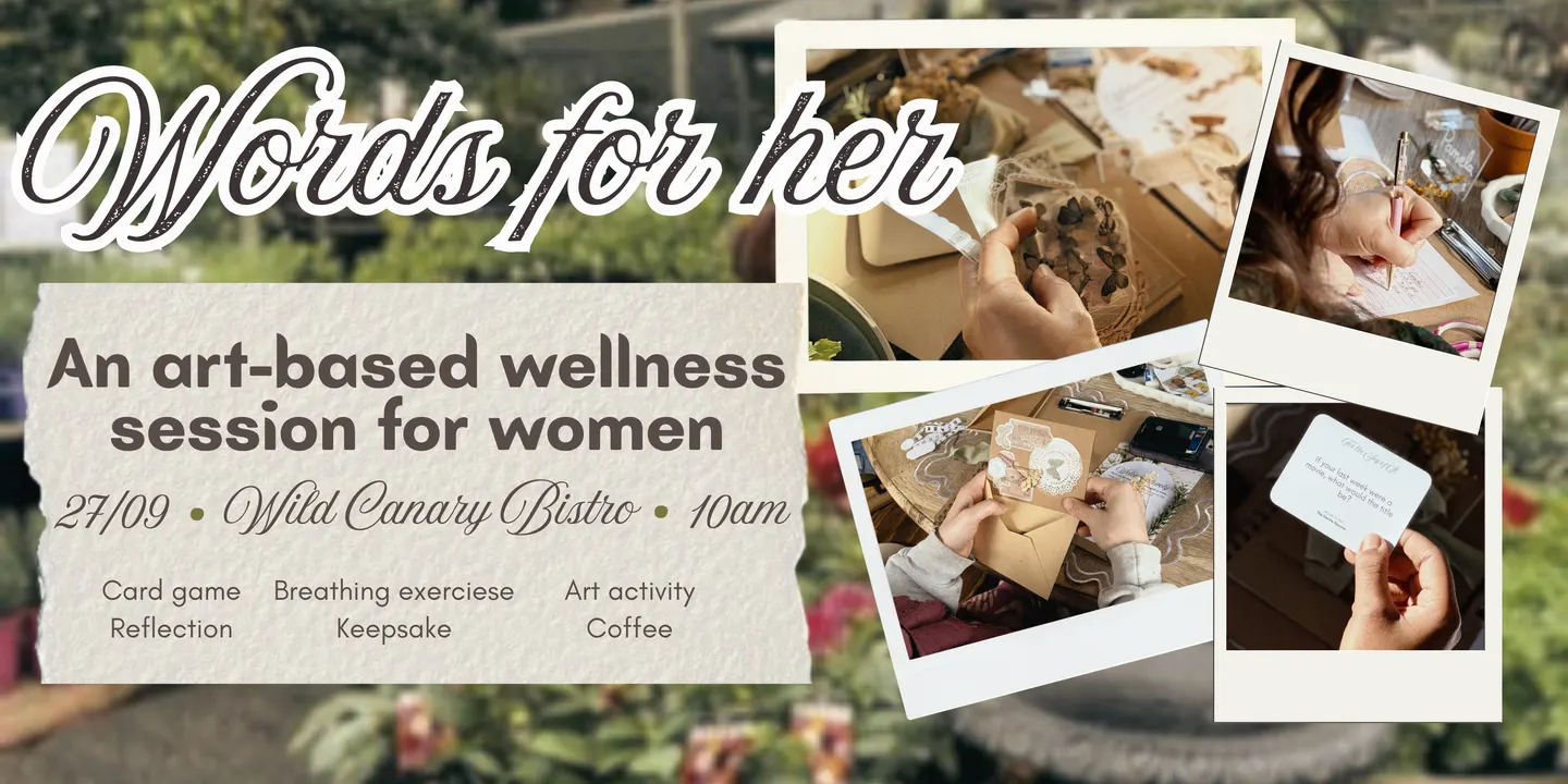 Words for her - an art-based wellness session for women