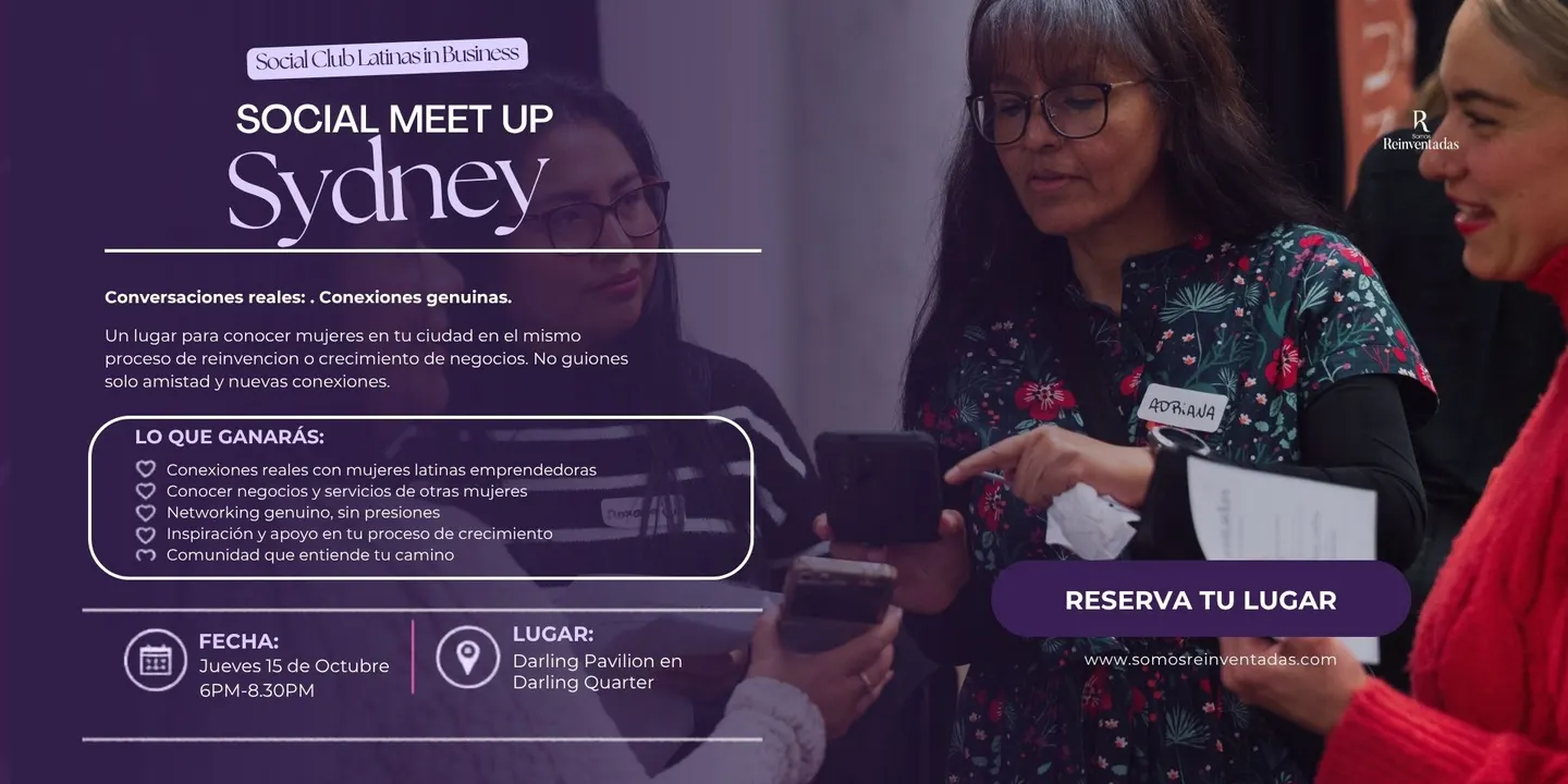 Octubre Sydney Dinner & Drinks Connect for Latin Women Entrepreneur