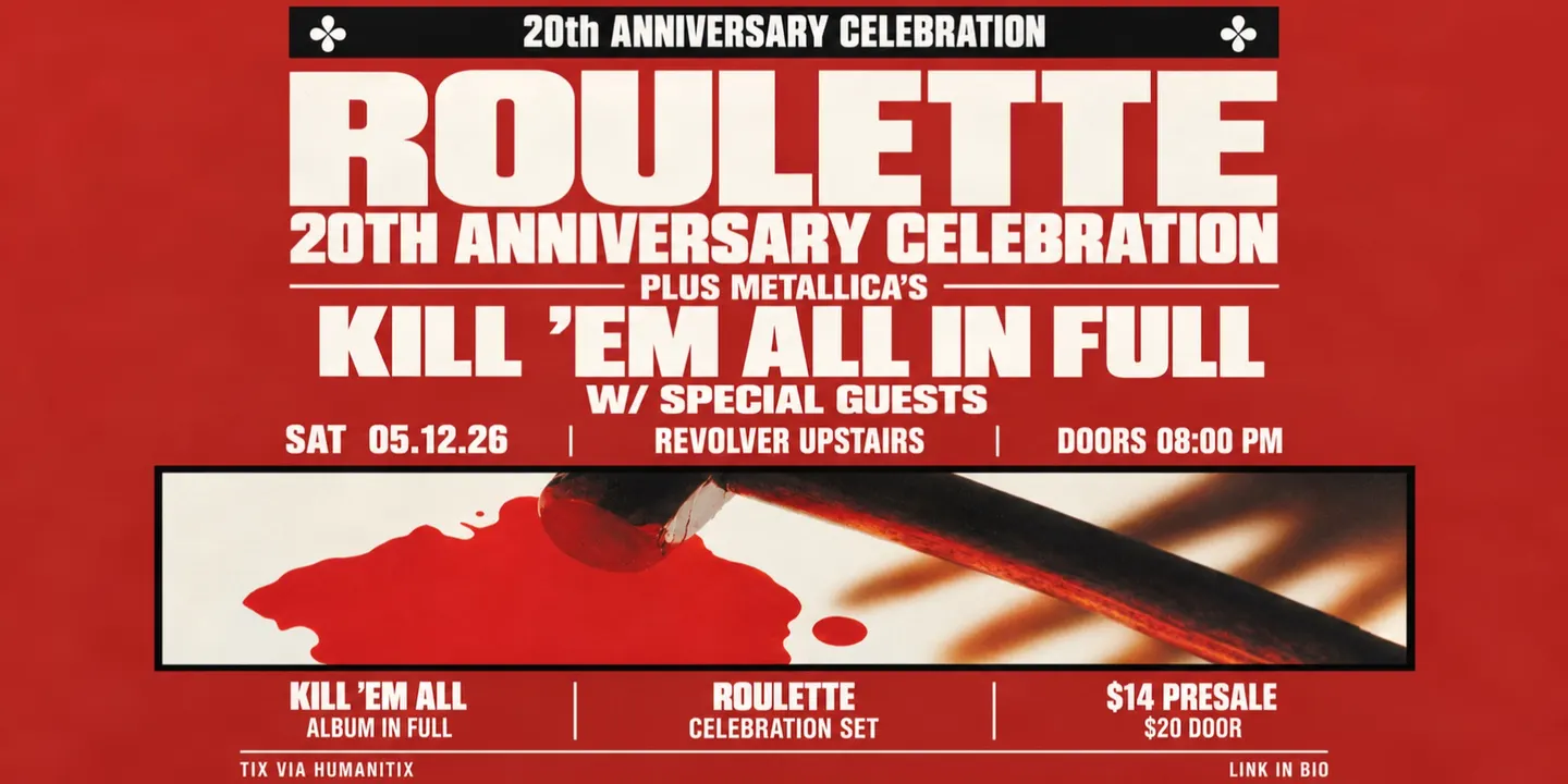 ROULETTE: 20TH ANNIVERSARY | METALLICA'S KILL ’EM ALL IN FULL