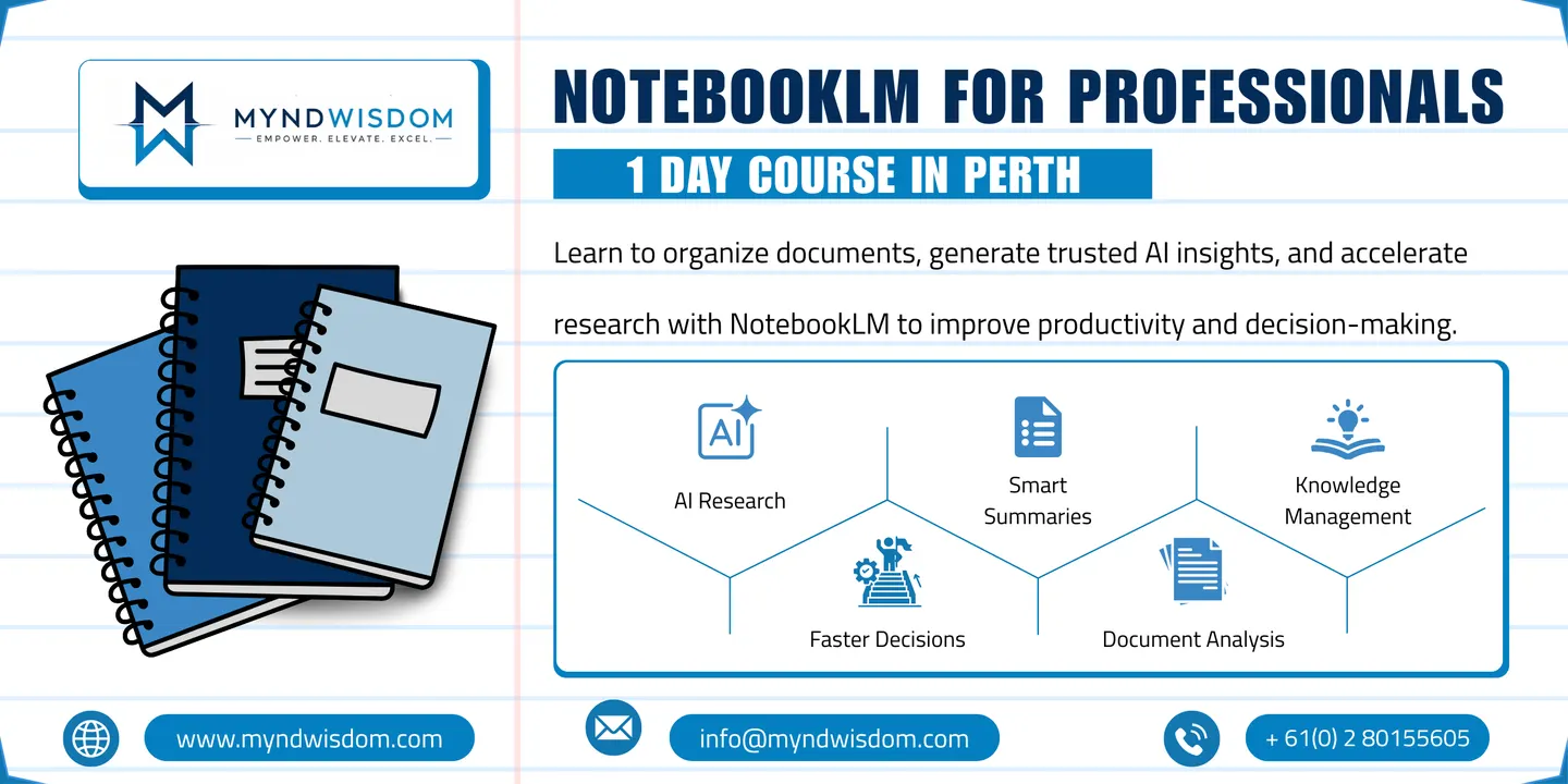 NotebookLM for Professionals: 1 Day Session in Perth