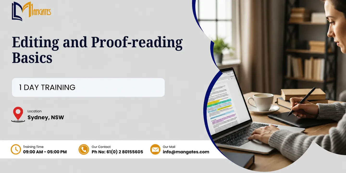 Editing and Proof-reading Basics: 1 Day Training in Sydney