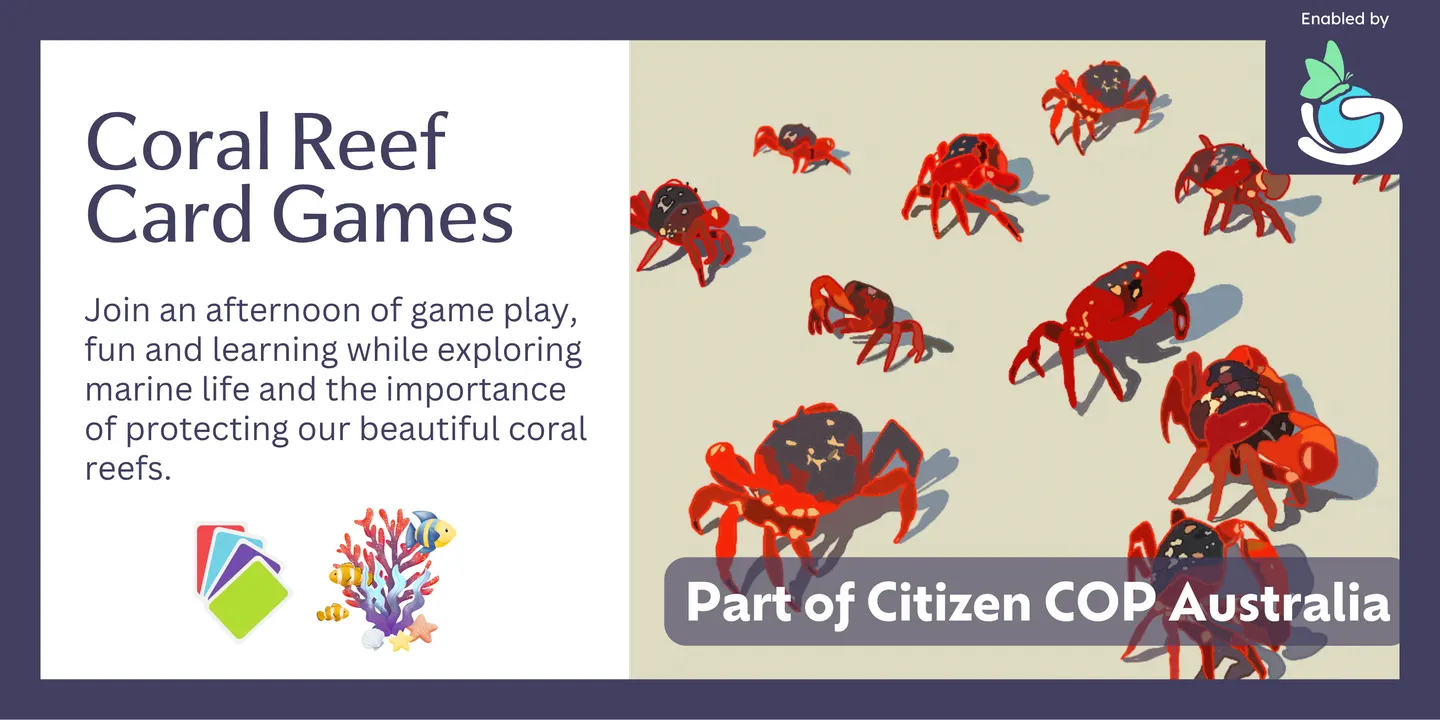 Coral Reef Card Games Canberra - Citizen COP 2026
