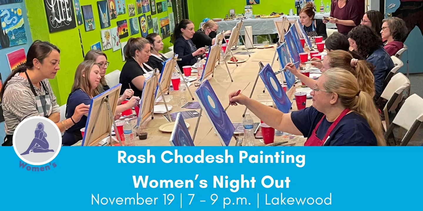 Rosh Chodesh Painting Women’s Night Out