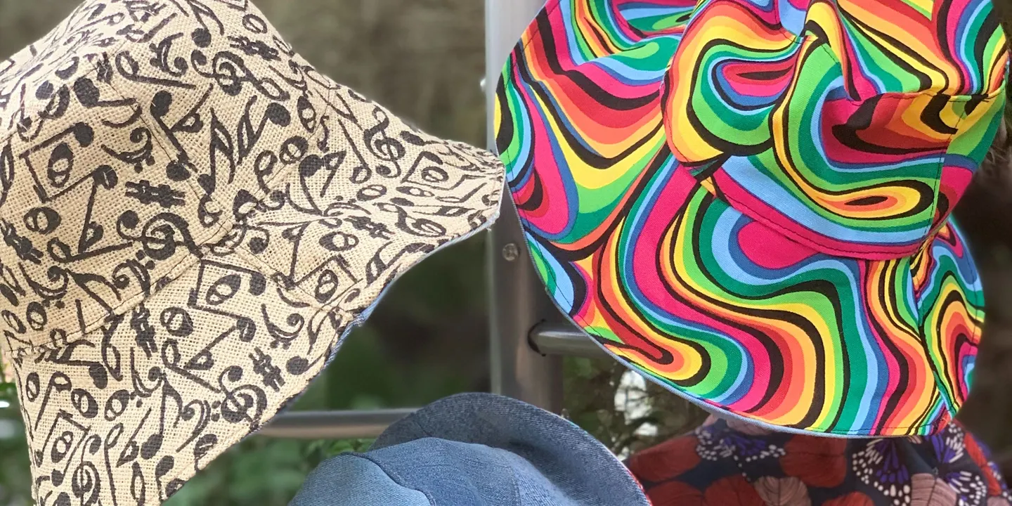 Make a Reversible Bucket Hat in a morning- School Holiday Workshop for ages 12-16