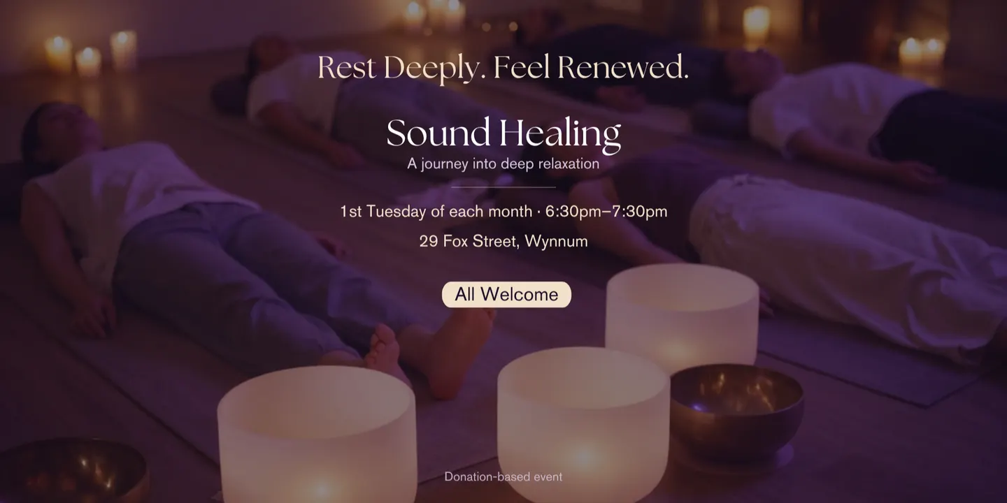 Wynnum Sound Healing (1st Tuesday of each month)