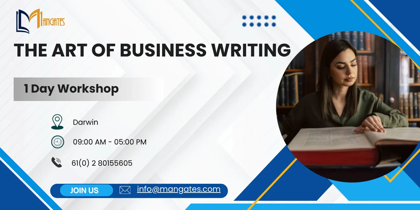 The Art of Business Writing: 1 Day Training in Darwin
