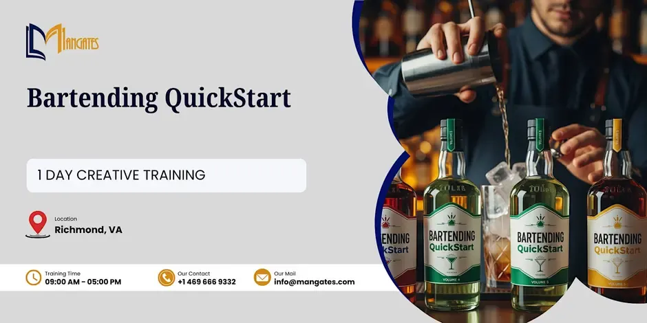 Bartending QuickStart: 1 Day Creative Training in Richmond, VA