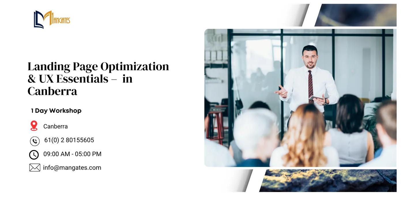 Landing Page Optimization & UX Essentials – 1 Day Workshop in Canberra