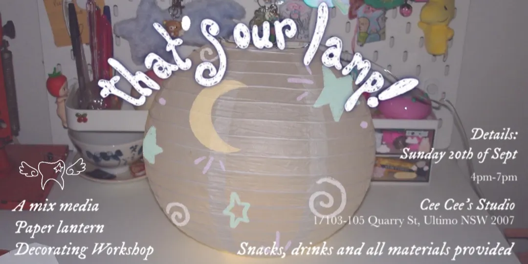 That’s Our Lamp - Craft Workshop