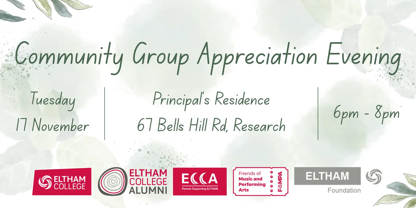 Community Group Appreciation Evening