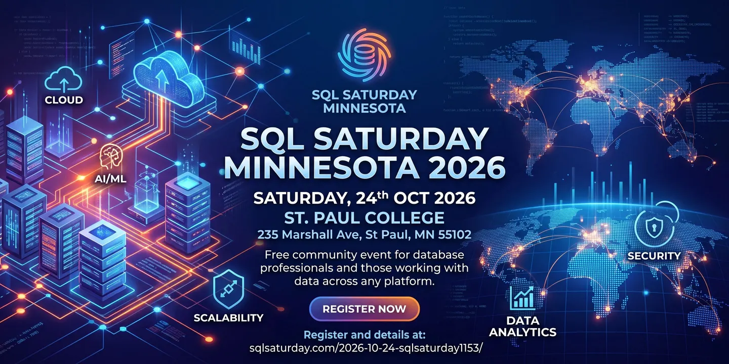 SQL Saturday Minnesota 2026 (#1153)