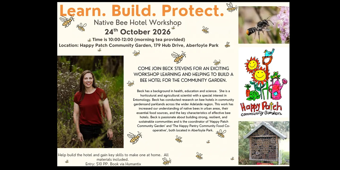Native Bee Hotel Workshop