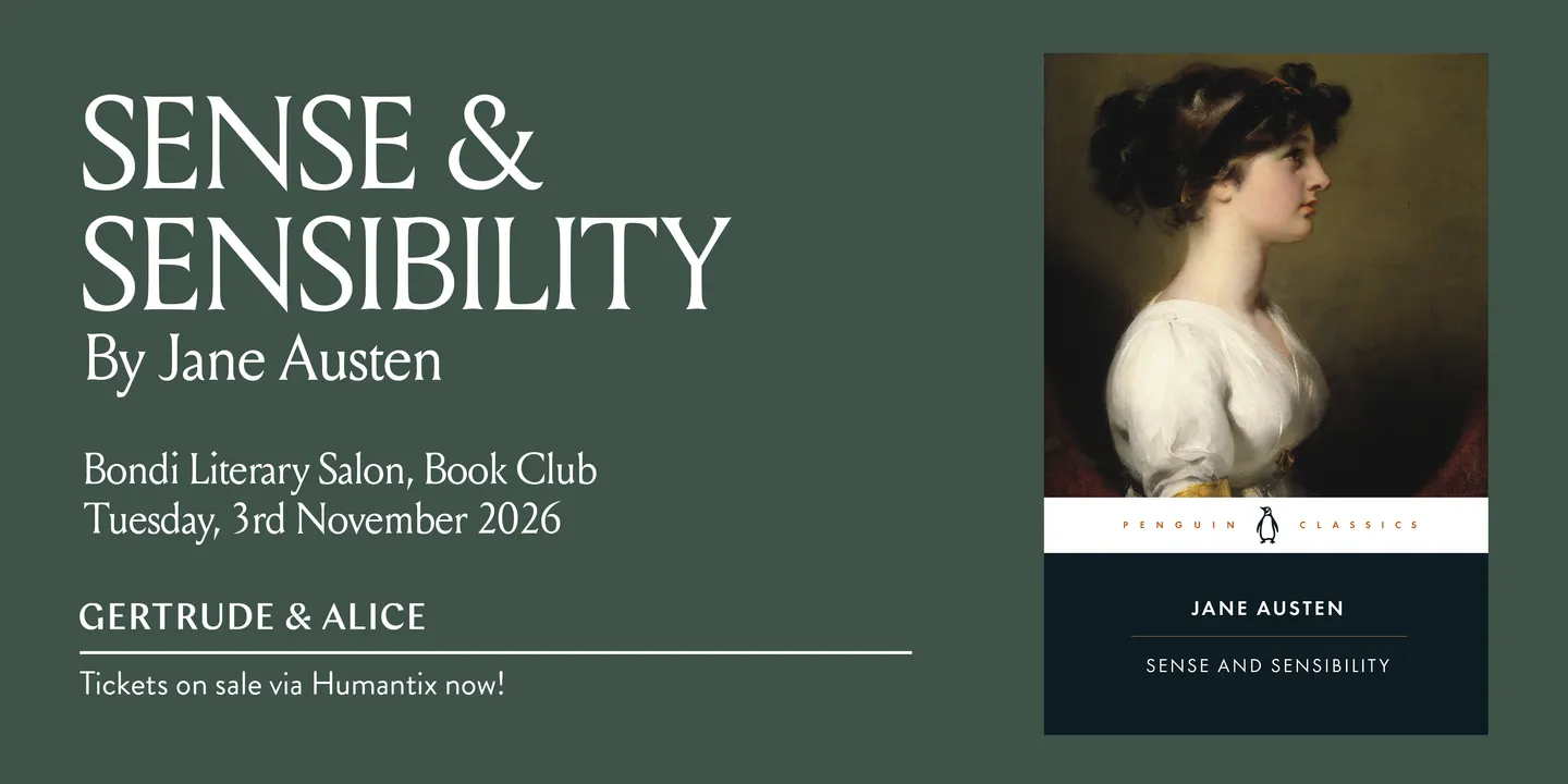 Sense & Sensibility, Bondi Literary Salon Book Club