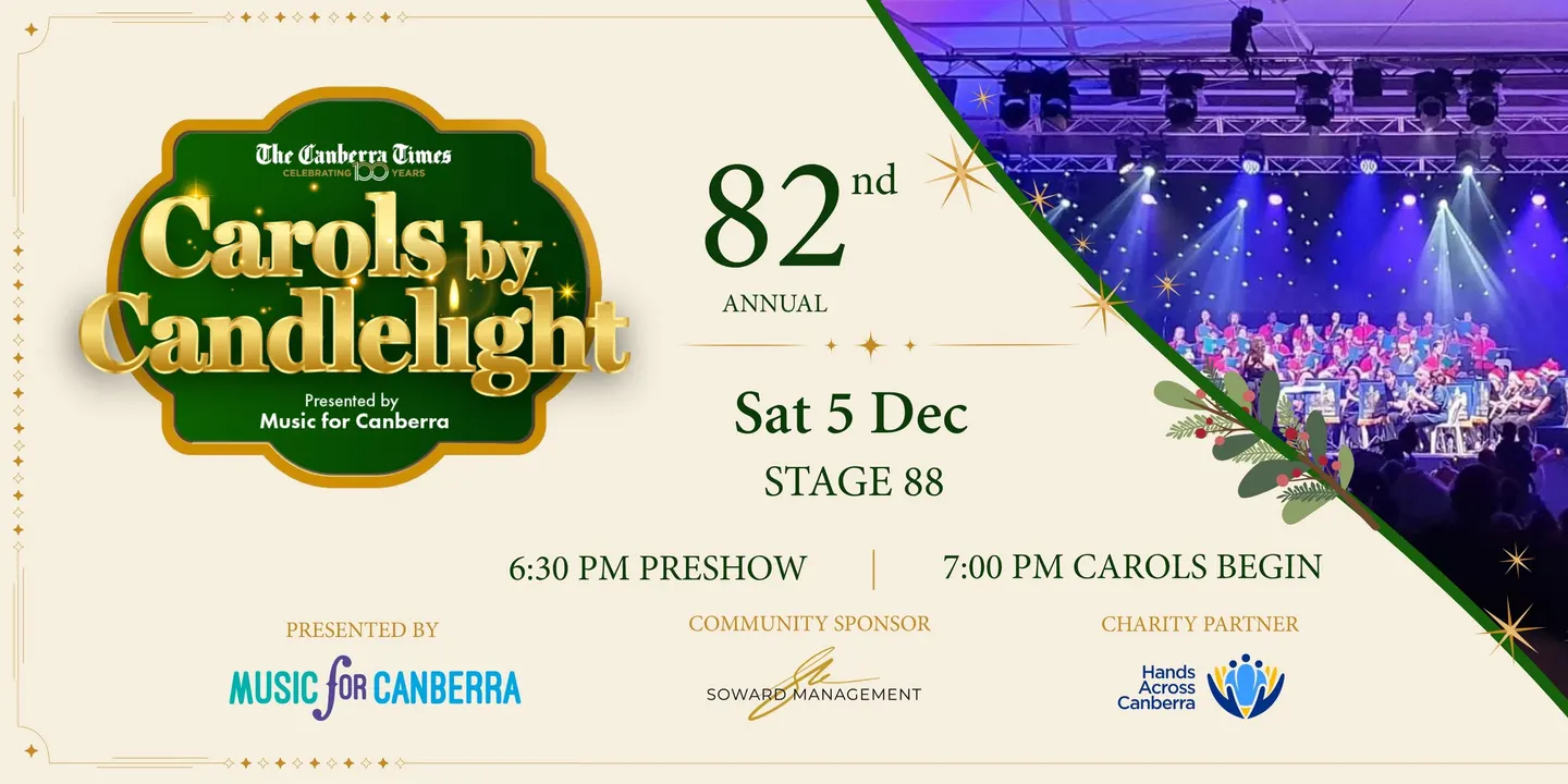 The Canberra Times 82nd Carols by Candlelight presented by Music for Canberra