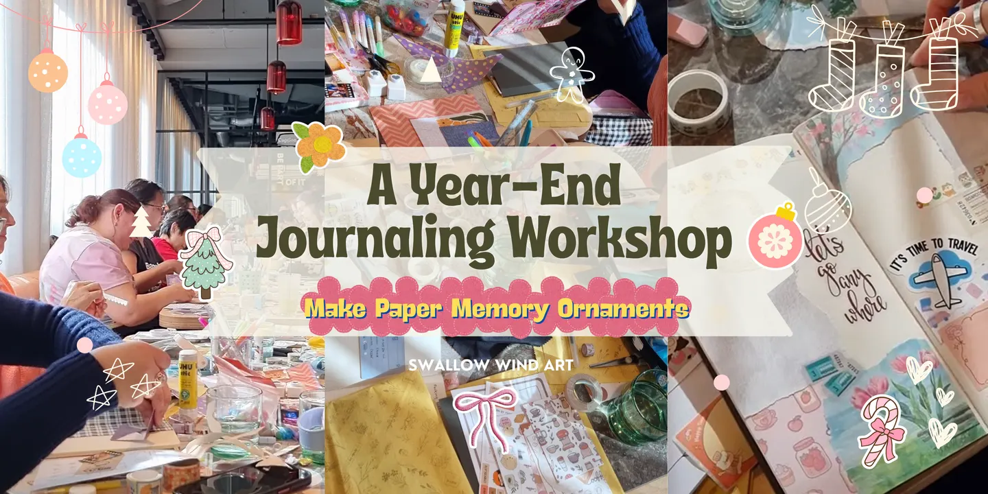 A Year-End Journaling Workshop: Paper Memory Ornaments