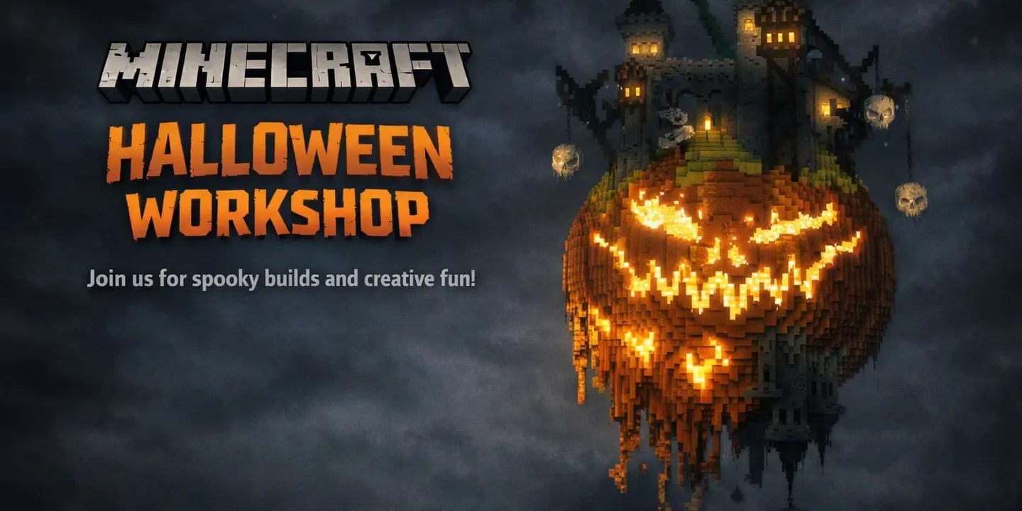 Halloween Minecraft Pop up