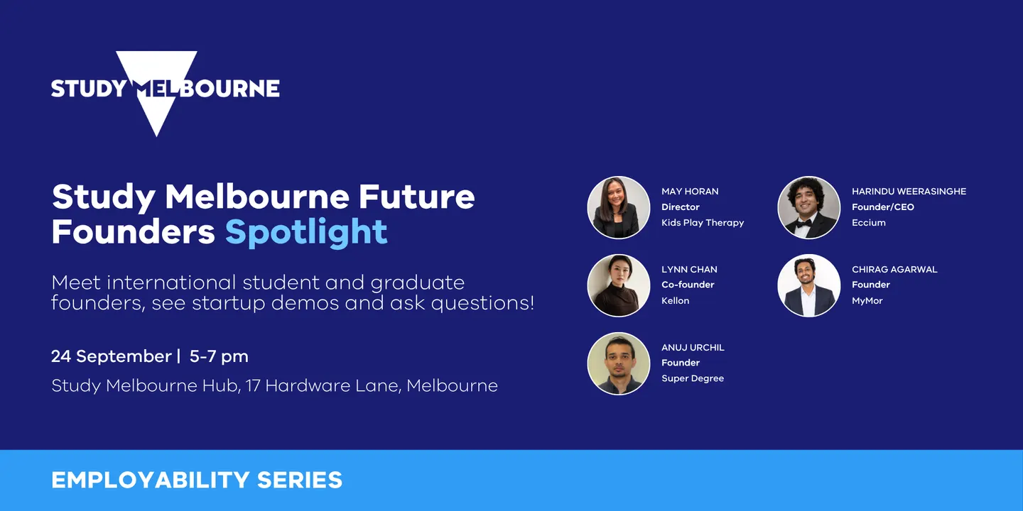 Study Melbourne Future Founders Spotlight