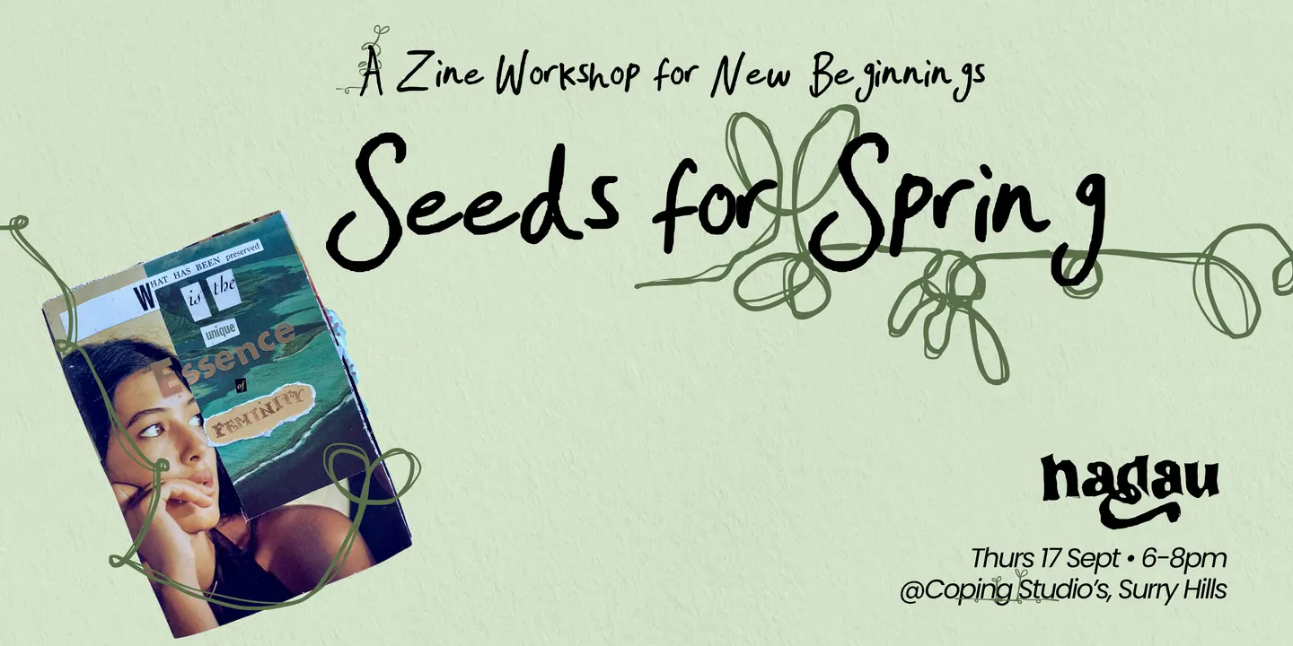 Seeds for Spring: A Zine Making Workshop for New Beginnings