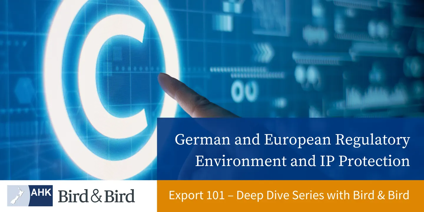 101 Deep Dive: German and European Regulatory Environment and IP Protection with Bird&Bird