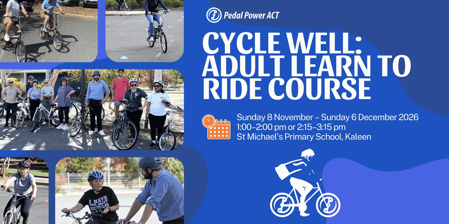 Cycle Well: Adult Learn to Ride Course - November & December 2026
