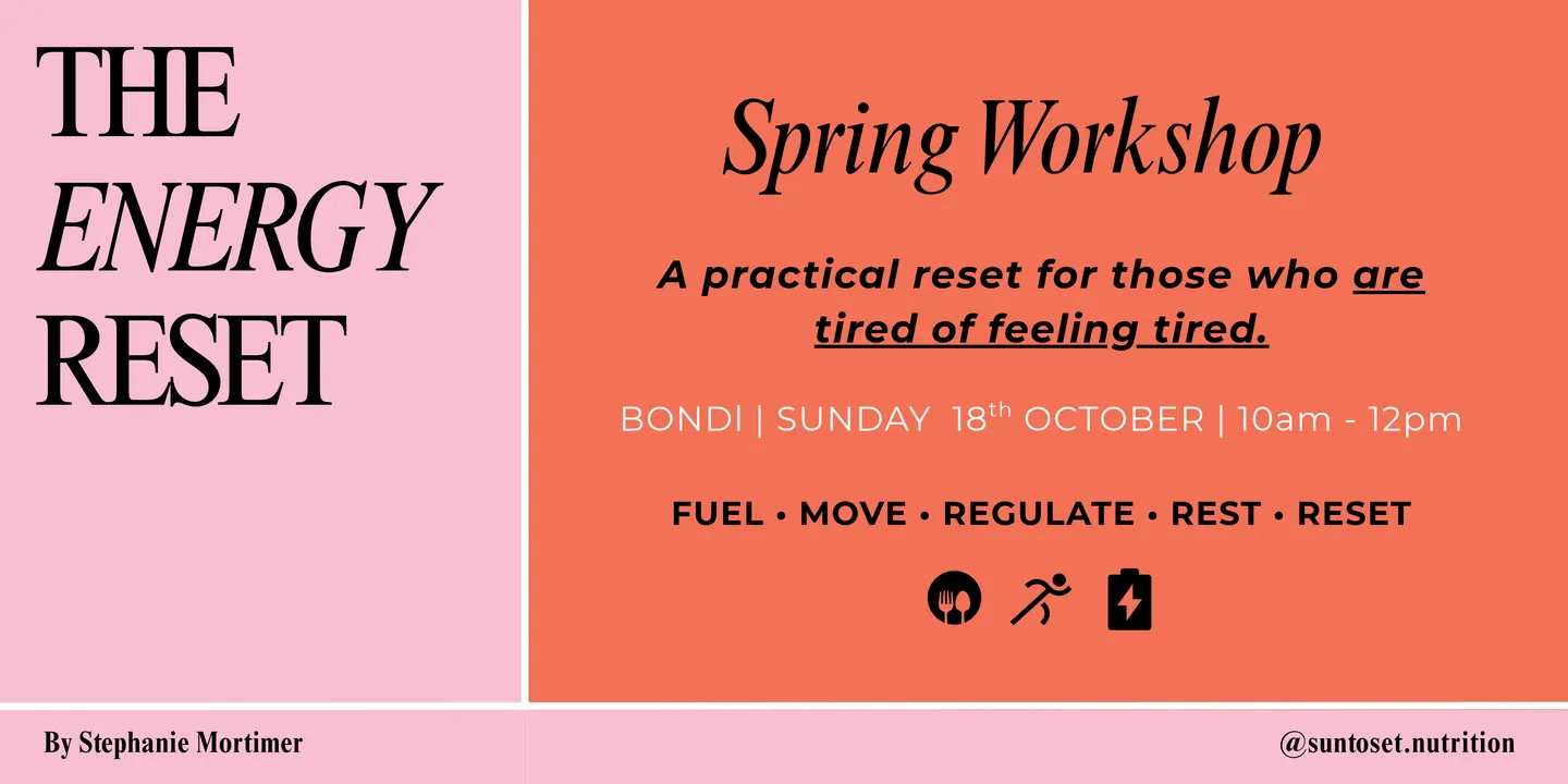 The Energy Reset - Spring Workshop