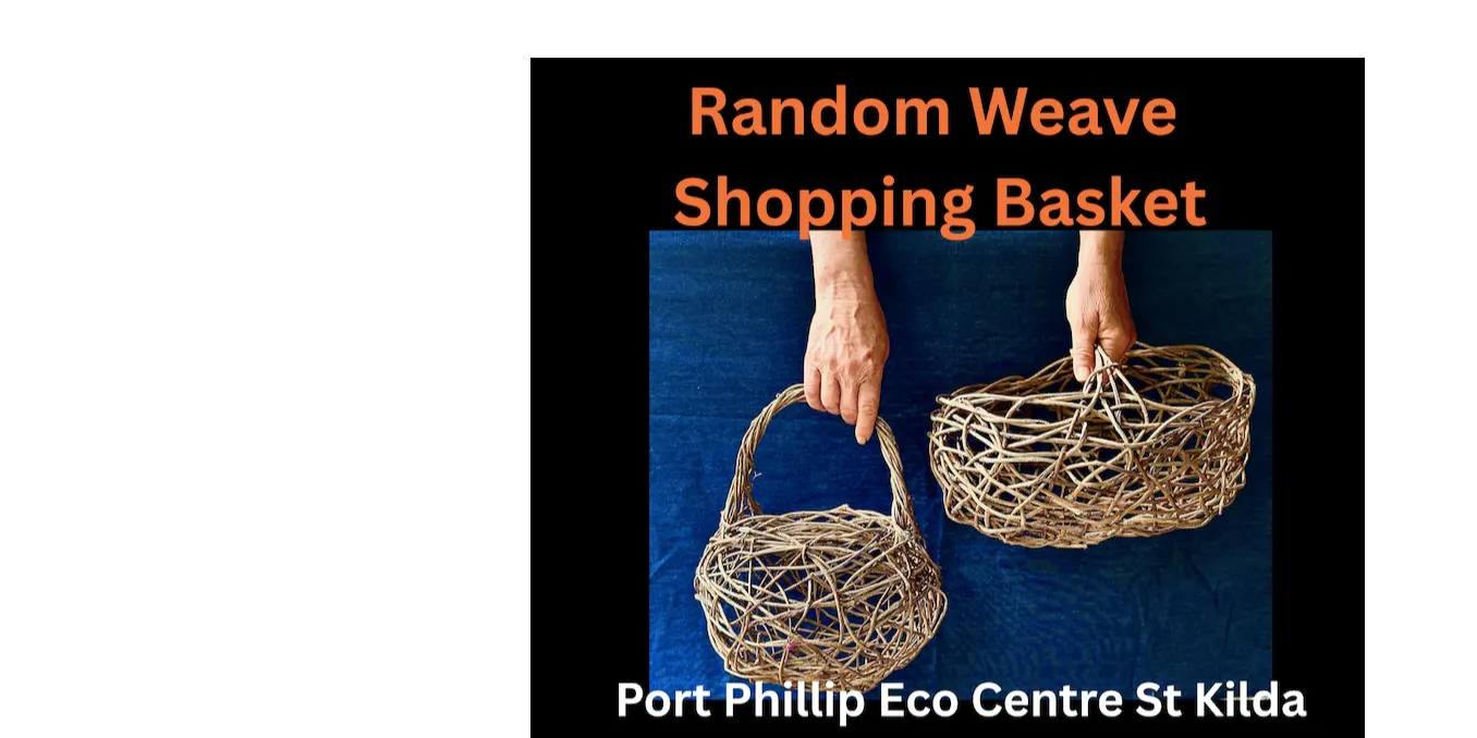 Random Weave Shopping Basket St Kilda Vic