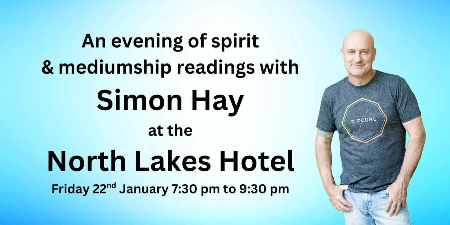 Aussie medium Simon Hay at the North Lakes Hotel