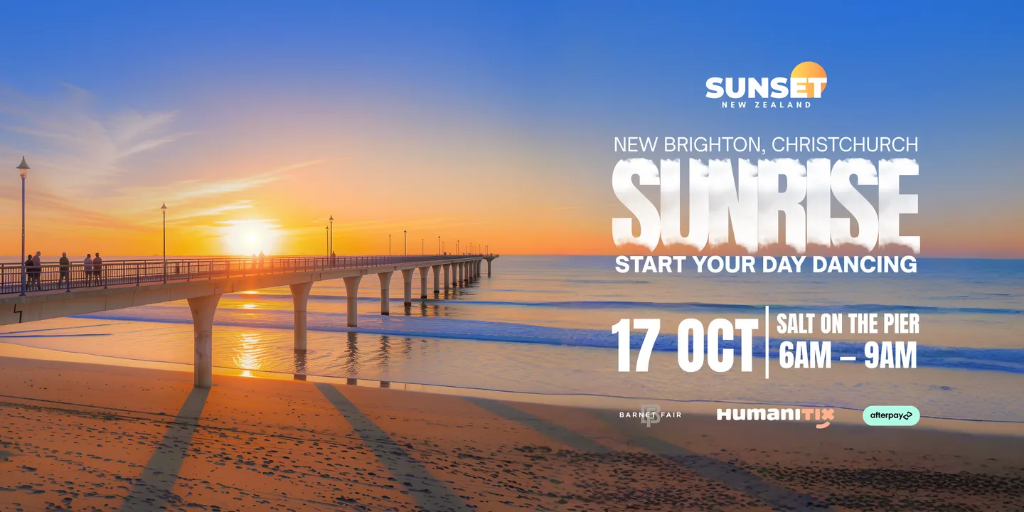Sunset New Zealand presents: SUNRISE — Start Your Day Dancing