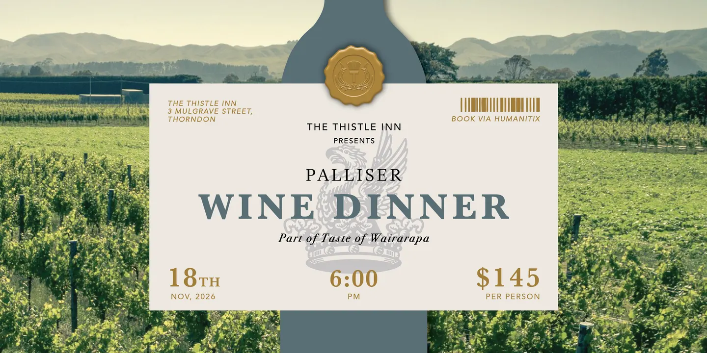 Palliser Wine Dinner - Part of Taste of Wairarapa
