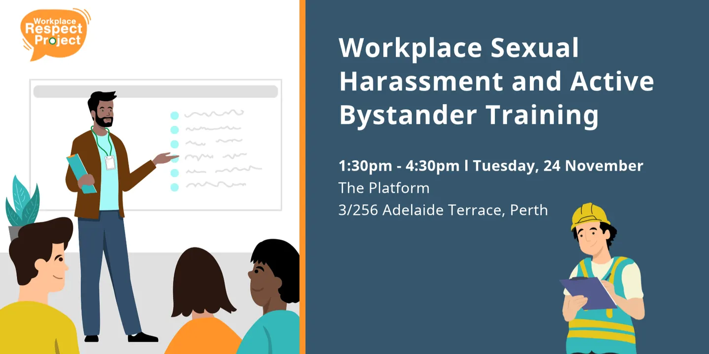 Workplace Sexual Harassment and Active Bystander Training - Perth