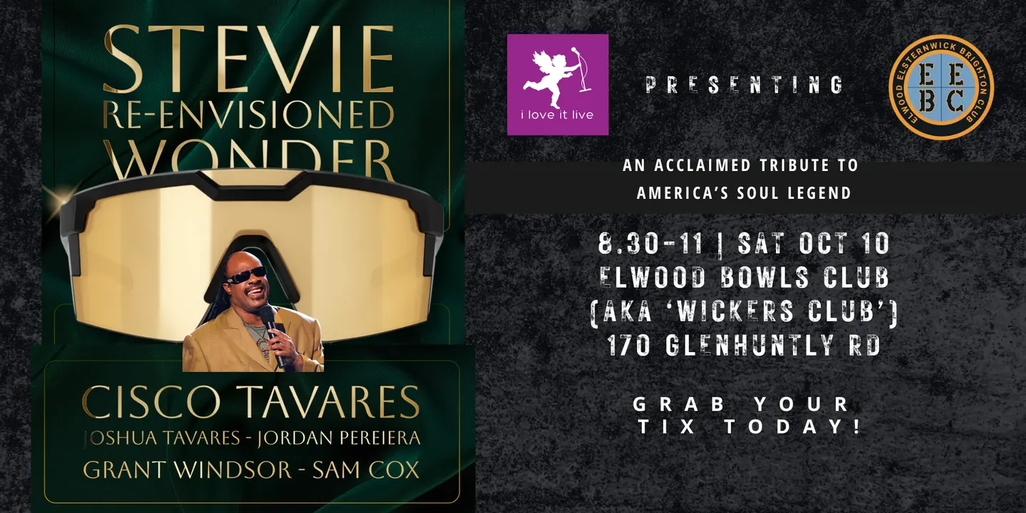 STEVIE WONDER RE-ENVISIONED makes its WICKERS CLUB DEBUT!