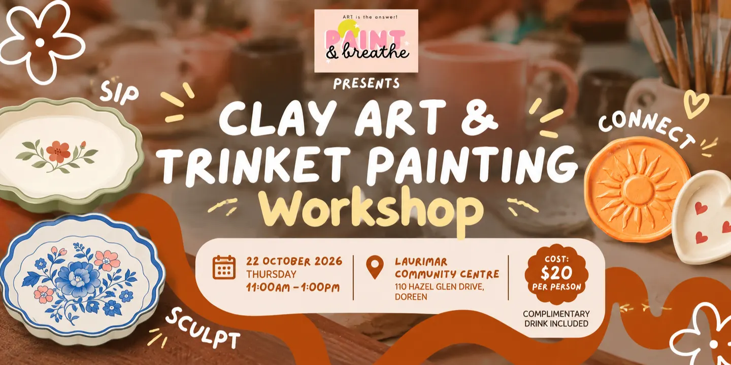 Clay Art & Trinket Painting Workshop