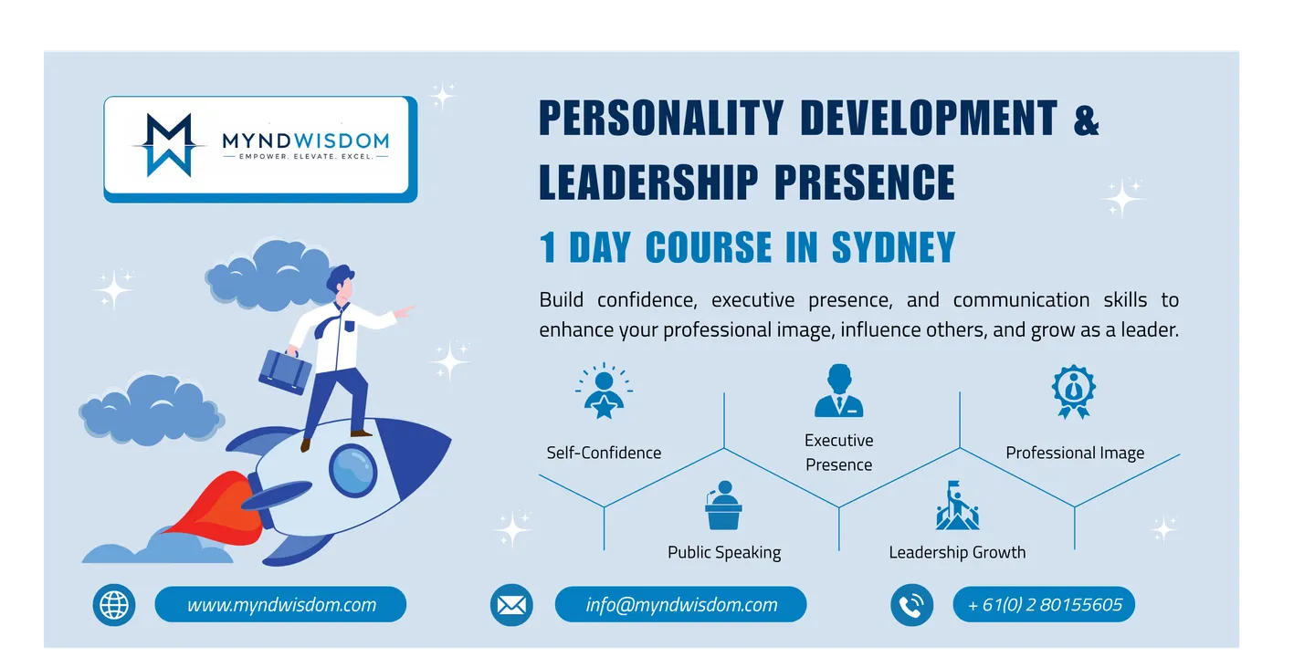 Personality Development & Leadership Presence: 1 Day Course in Sydney
