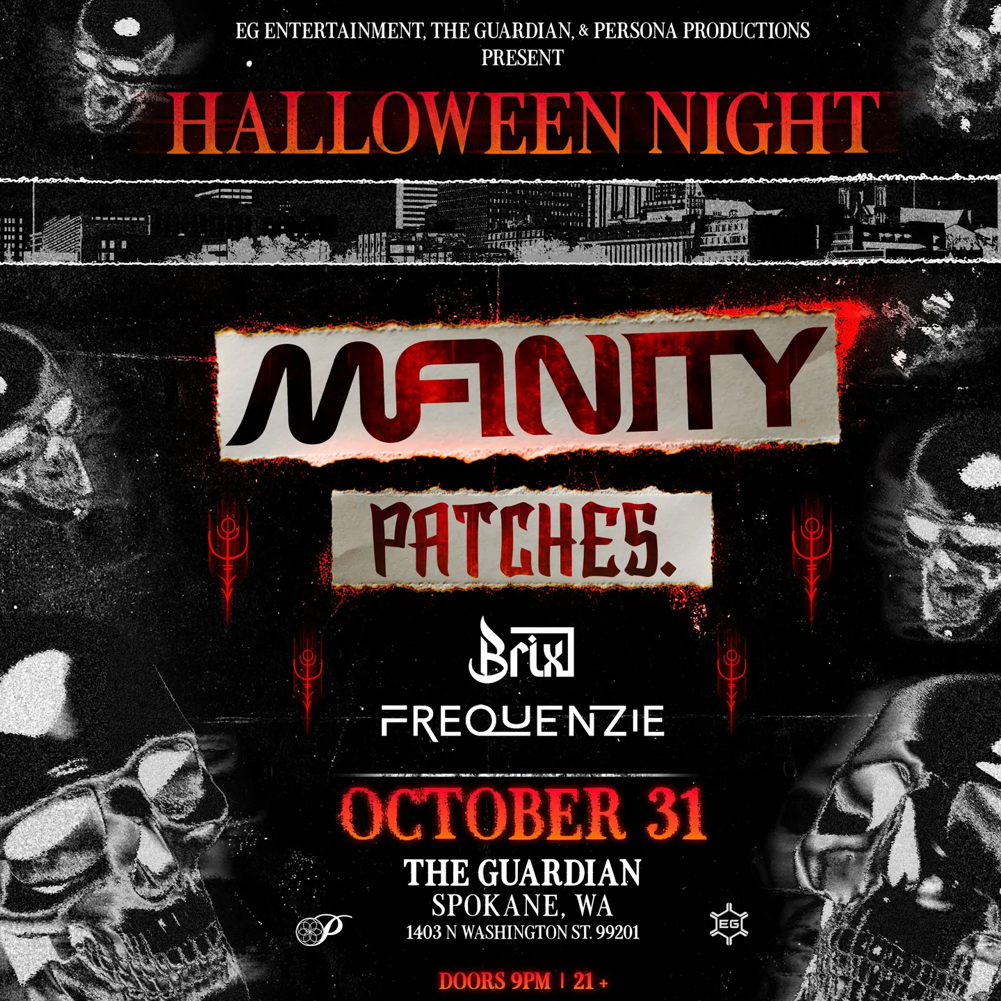 HALLOWEEN NIGHT- MFINITY x PATCHES w/ BRIX & FREQUENZIE