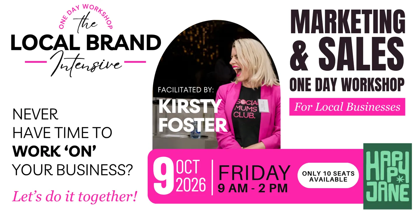 Local Brand Intensive - One Day Sales & Marketing Workshop