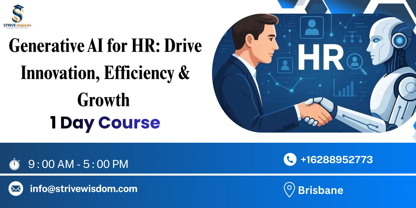 Generative AI for HR: Drive Innovation, Efficiency & Growth in 1 Day | Brisbane