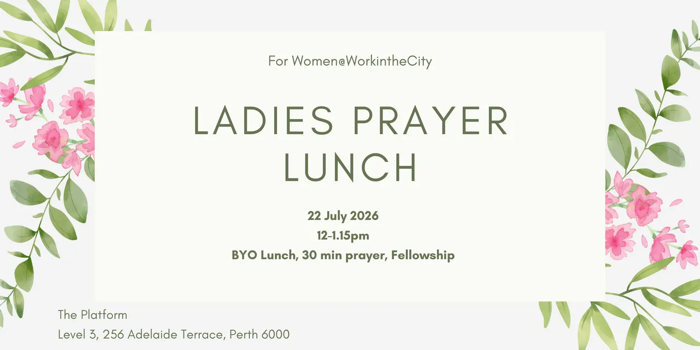Ladies Prayer Lunch — for Women@WorkInTheCity