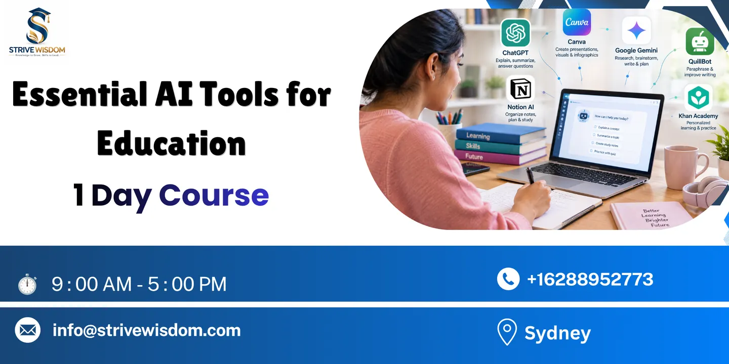 Essential AI Tools for Education : 1 Day Training in Sydney